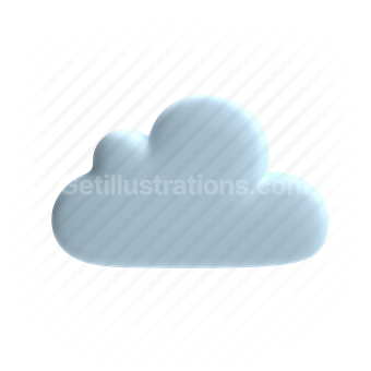 Download cloud, storage, archive, data, database, drive 3D UI Builder